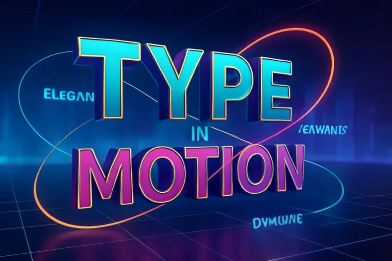 อนาคตไทโปกราฟีเคลื่อนไหว: 5 เทรนด์พลิกโลกที่คุณต้องรู้!